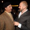 Andy Garcia and Joe Carnahan at event of Smokin' Aces