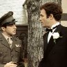 Still of Al Pacino and James Caan in The Godfather