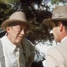 Still of Jack Nicholson and John Huston in Chinatown