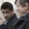 Still of Colin Farrell and Brendan Gleeson in In Bruges