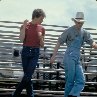 Still of Kevin Bacon and Chris Penn in Footloose