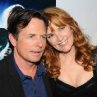 Michael J. Fox and Lea Thompson at event of Back to the Future