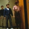 Still of Molly Ringwald, Emilio Estevez, Ally Sheedy and Anthony Michael Hall in The Breakfast Club