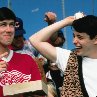 Still of Matthew Broderick and Alan Ruck in Ferris Bueller's Day Off