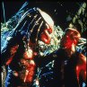 Still of Arnold Schwarzenegger and Kevin Peter Hall in Predator