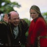 Still of Robin Wright and Wallace Shawn in The Princess Bride