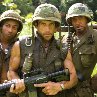 Still of Robert Downey Jr., Ben Stiller and Brandon T. Jackson in Tropic Thunder