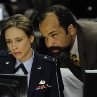 Still of Vera Farmiga and Jeffrey Wright in Source Code